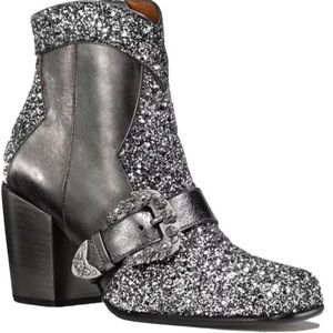 COACH Glitter Western Ankle Bootie New $526